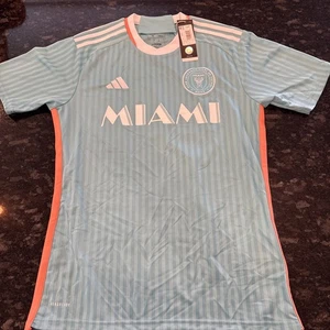 2024 Adidas Inter Miami FC Soccer Jersey Lionel Messi Men M NEW - Picture 1 of 4