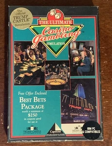 The Ultimate Gambling Simulation (IBM PC, 256K & CGA EGA , 1989) Trump Castle - Picture 1 of 8