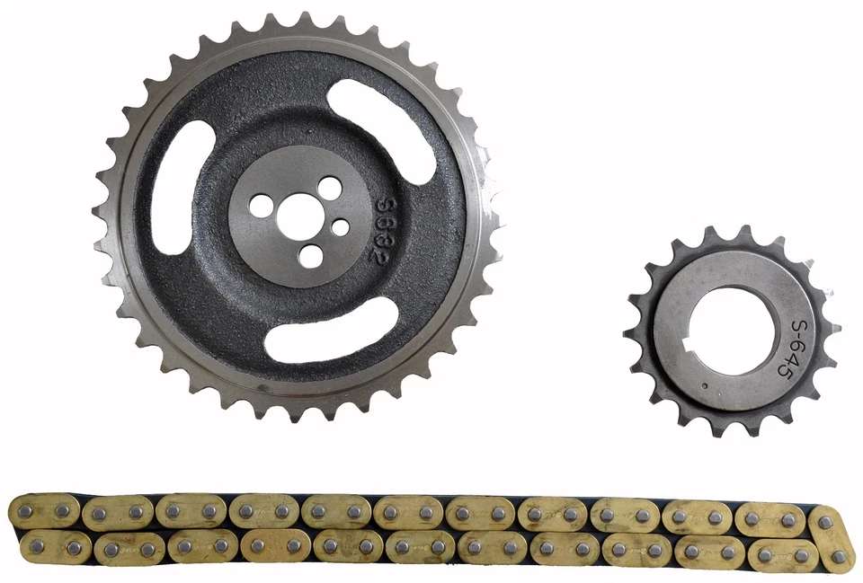 3pc Single Roller Timing Chain Set for 91-02 GM/Chevrolet 4.3L 262/5.7L 350 - Image 1 of 4
