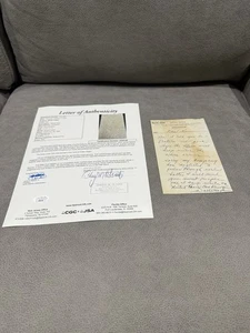 WALTER HAGEN Handwritten Letter Signed JSA COA LOA 11x Major Champion LEGEND - Picture 1 of 11