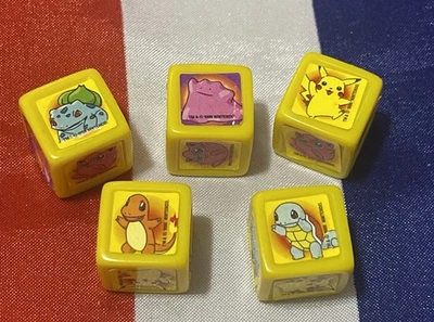 Pokémon Yahtzee Jr. de colección Juego de 5 dados de repuesto Hasbro Milton Bradley 1999 Foto 1 de 4
