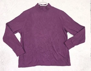 Vintage Lands’ End Mock Neck Turtleneck Shirt Women’s Medim(10-12) - Picture 1 of 10