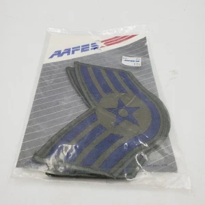 Air Force USAF Tech Sergeant TSgt Rangstreifen Abzeichen BDU grün 4" Paar - Bild 1 von 2