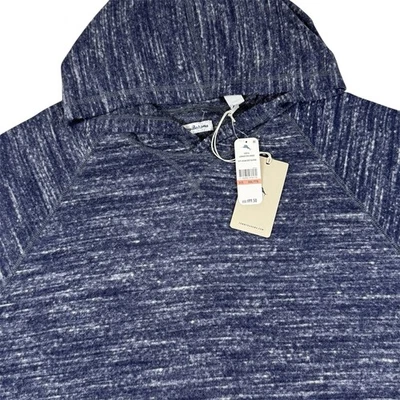Tommy Bahama Leeward Cove Sudadera con Capucha Pullover Ocean Deep Heather Para Hombre Talla 3XL NUEVO CON ETIQUETAS Foto 1 de 4
