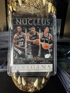 2024-25 Origins H2 David Robinson Tim Duncan Victor Wembanyama Nucleus. Spurs 🤯 - Picture 1 of 10
