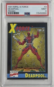 Deadpool 3 Impel X-Force Promo PSA 9 Mint 1991 (689) - Picture 1 of 2