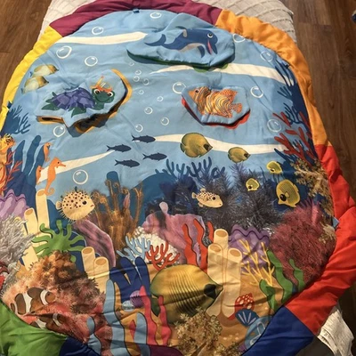 Baby Einstein Neptuno Ocean Adventure Under The Sea Tummy Time Actividad Juego Mat Foto 1 de 4