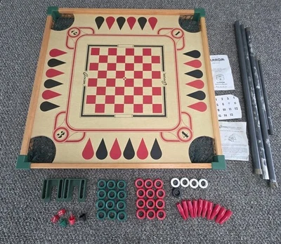 Vintage 1978 Merdel Game Mfg. Co. Carrom Gameboard  model # 108 RS  missing... - Image 1 of 4
