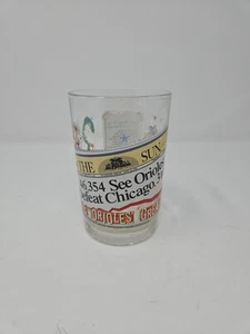 McDONALDS 1998 "46.354 SEE ORIOLES DEFEAT CHICAGO" GREATEST MOMENTS GLAS #3 0F 6 - Bild 1 von 2