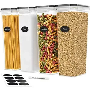 DWLLZA KITCHEN Tall Airtight Food Storage Containers Lids - For Spaghetti, & - Picture 1 of 7