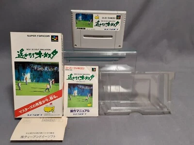 NINTENDO SUPER FAMICOM  Faraway Augusta boxed complete (10992-6-1) - Image 1 of 4