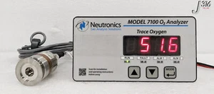 33739 NEUTRONICS OXYGEN ANALYZER, MODEL 7100 W/ SENSOR 7100E-02 7124BE-N1 - Picture 1 of 17