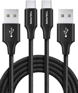 [10ft, 2-Pack] USB C Cable Fast Charging, Long USB A to Type C Charger Cable Bra - Picture 1 of 7