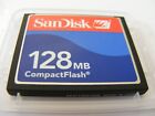 128MB Compact Flash Card ( 128 MB CF Karte ) SanDisk gebraucht