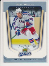 2005-06 Upper Deck MVP #419 PETR PRUCHA - RC Rookie Card - New York Rangers