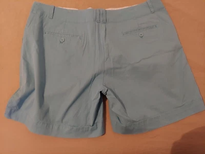 Pantalones Cortos Mujer Talbots 18 Azul Algodón Caqui Chino Elastizados Foto 1 de 4