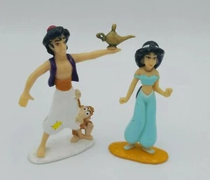 Disney Principessa Gelsomino Aladino Abu Genio Lampada Cake Topper Vintage 92' Gioco Giocattolo - Foto 1 di 7