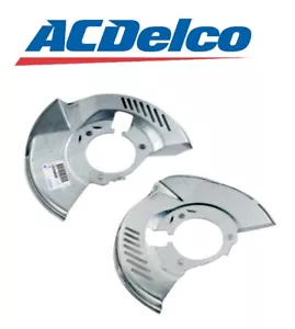 AC Delco Brake Dust Shields Set of 2 New for Chevy Olds Pair 15704499 / 15704500 - Picture 1 of 1