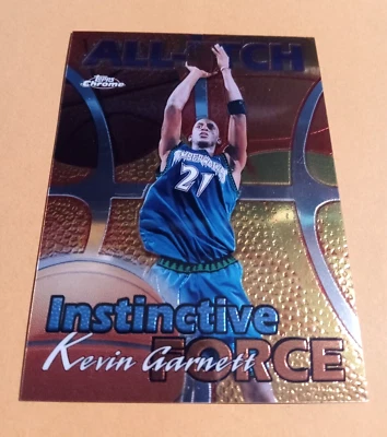 1999-00 Topps Chrome All-Etch Kevin Garnett #AE11 - Timberwolves - Image 1 of 2