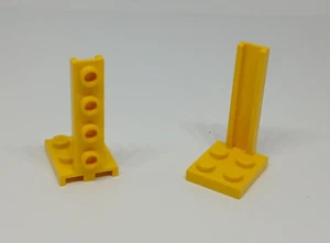 LEGO: 2x Winkelhalter 2 x 2 - 1 x 4 - Ref. 2422 gelb - Set 6456 - Bild 1 von 2