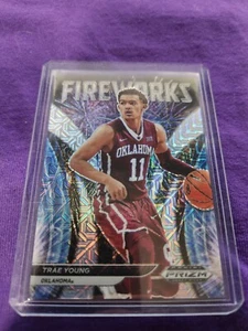 trae young panini prizim fireworks mojo /25 - Picture 1 of 2