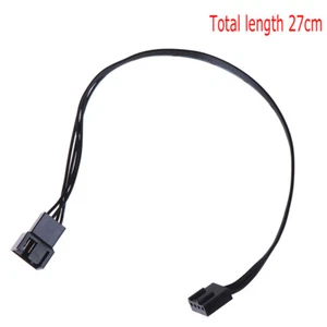 Motherboard PWM Fan 4Pin Splitter Extension Cable Wire Cord Fan C`ne - Photo 1/11