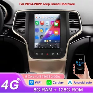 8+128GB Android 13 Apple Carplay Autoradio GPS Für Jeep Grand Cherokee 2014-2022 - Bild 1 von 21