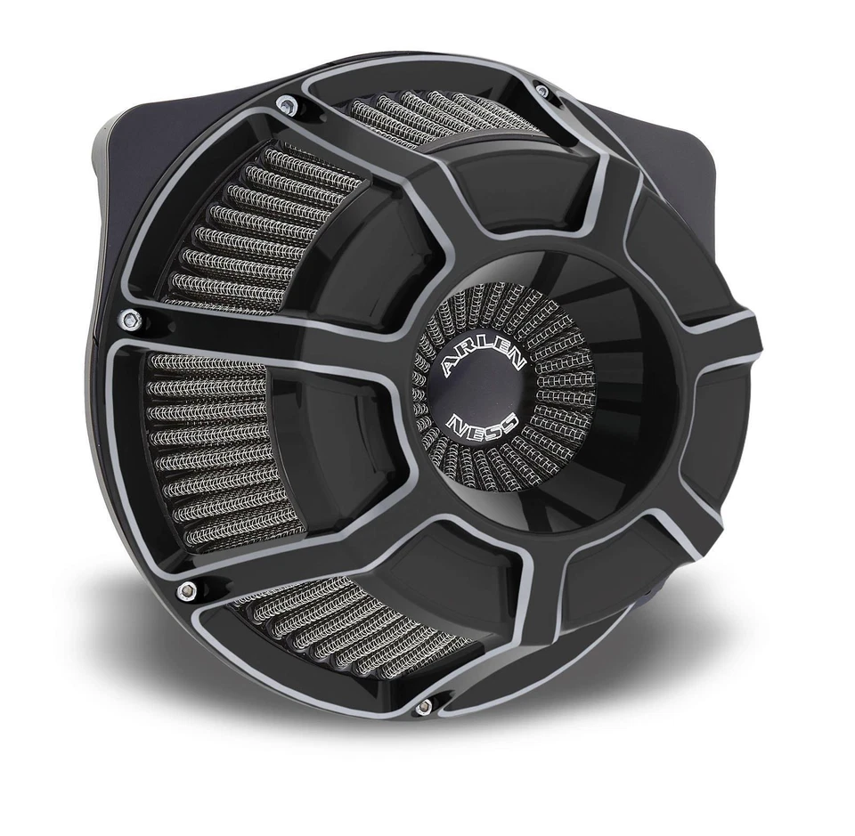 Filtro de aire biselado XL negro 18-937 2009-2021 para Harley Iron 883 XLN ARLEN NESS 18-937 Foto 1 de 1