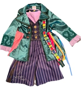 Disney Store Mad Hatter Costume Alice Looking Glass Child SZ 3 NO BOWTIE Or HAT - Picture 1 of 4