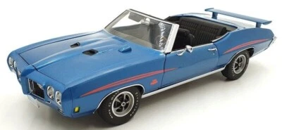 1970 PONTIAC GTO THE JUDGE BERMUDA BLUE BLACK CONVERTIBLE TOP  1:18 GMP # 8047 - Image 1 of 4