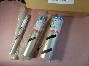 3 PC LOT DIAMOND VANTAGE  DIAMOND CORE CONCRETE DRILL BITS 1,2,3" - Picture 1 of 4