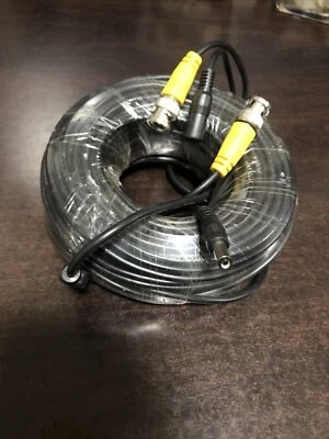 100ft HD CCTV Video Power Wire for Security Camera DVR System - 1 Piece - Image 1 of 2