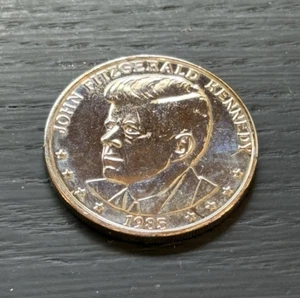 1985 John F Kennedy 25th Anniversary Double Eagle Commemorative Coin - Picture 1 of 4