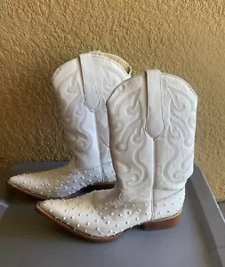 Los Altos Ostrich Cowboy Boots - Picture 1 of 7