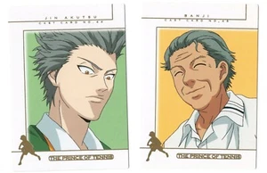 2 pcs NO.23.36 trading card vol.5 The prince of tennis anime Akutsu Jin Banji - Imagen 1 de 7