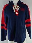 Columbus Blue Jackets Touch Women's Navy Lace Up Hooded Sweatshirt NHL
