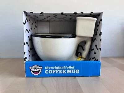 Taza de café The Original Toilet taza de cerámica mordaza regalo 12 oz Big Mouth Inc nueva Foto 1 de 4