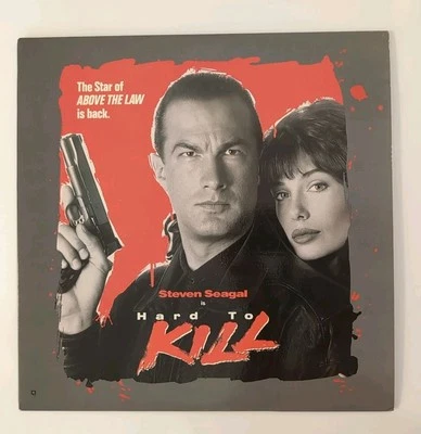 Hard To Kill Laserdisc Steven Seagal Kelly LeBrock Dolby Surround 1990 CC Mint Foto 1 de 3