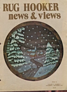 #43 Rug Hooker News & Views Nov 1979 Hooking Magazine Instructions Patterns - Picture 1 of 2