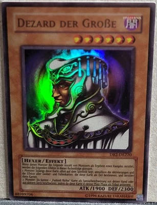 YuGiOh - 1x Dezard der Große - DB2-DE220 - Super Rare - Deutsch - Bild 1 von 4