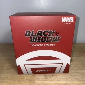 Figura de acción cómica 3D exclusiva de la Viuda Negra de Marvel Loot Crate Standee #1 nueva - Imagen 1 de 5