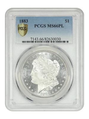 1883 $1 PCGS MS66PL - Morgan Dollar - Image 1 of 4