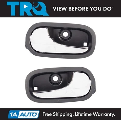 TRQ Left & Right Interior Door Handle Set For 2007-2009 Saturn Aura Foto 1 de 4