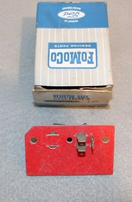 1961 1962 1963 Ford Thunderbird Lincoln Continental новый из старых запасов нагреватель воздуходувка резистор - Изображение 1 из 3