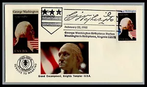 US FDC # 1952 20c George Washington J.R.'s Templar 1982, 9M899 - Picture 1 of 1