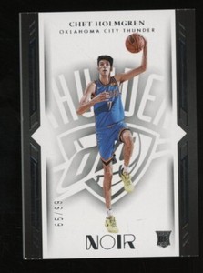 2022-23 Panini Noir Chet Holmgren Icon Edition Rookie RC 65/99