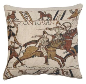 Hastings Battle Tapestry Cushion Cover - New Decor - Picture 1 of 4