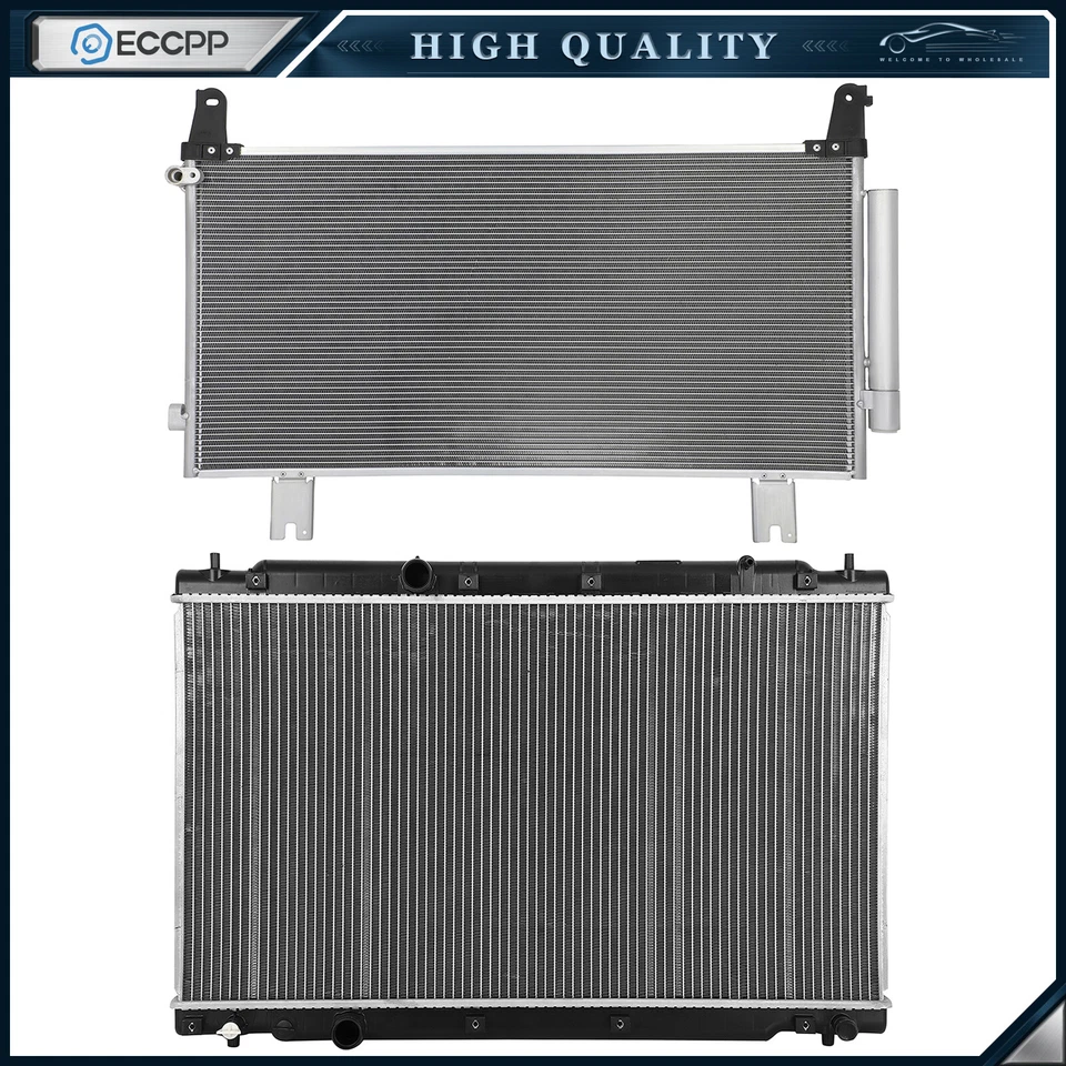 Aluminum Radiator & AC Condenser Cooling Kit For 2017-2020 2021 2022 Honda CR-V - Image 1 of 4