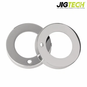 Jigtech Privacy Door Handle Rose Covers - Picture 1 of 8