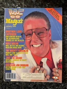 Vintage WWF Magazine January 1989 - Brother Love - Picture 1 of 3